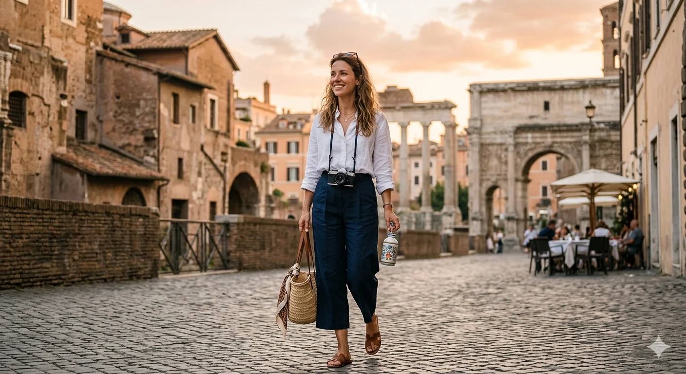 Summer style in Rome