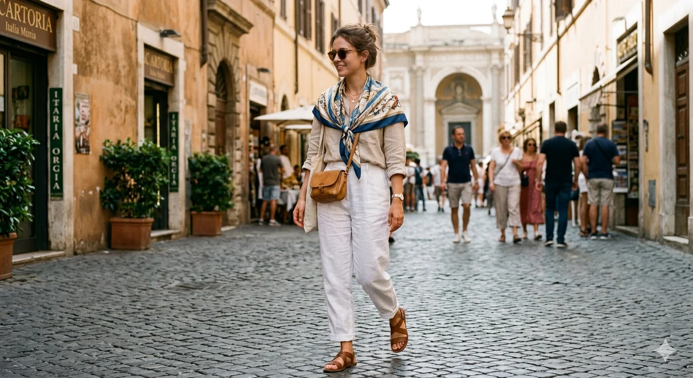 Rome travel look